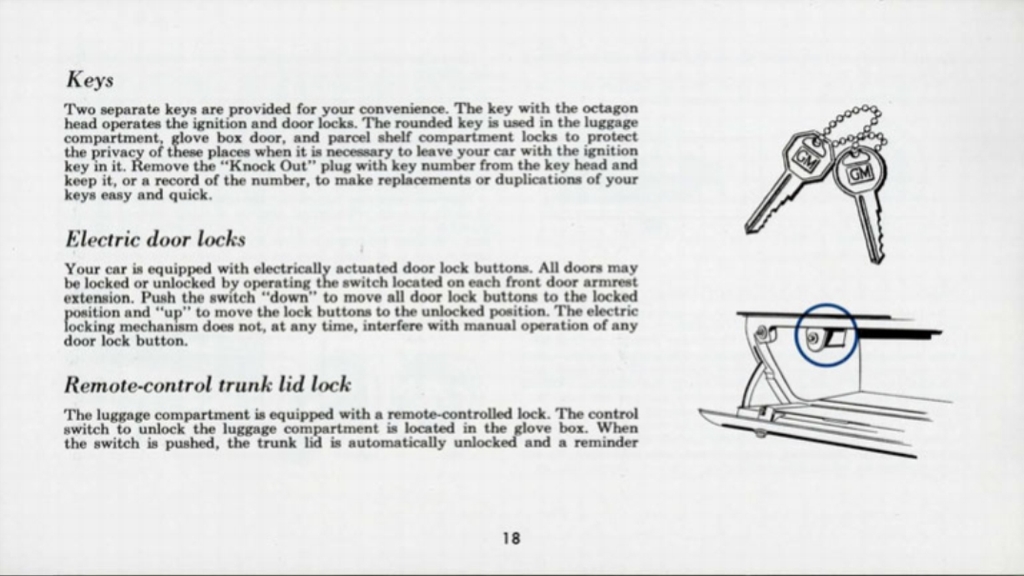 1959 Cadillac Eldorado Owners Manual Page 27